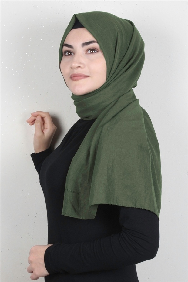 Cotton Shawl 1482-6 Khaki