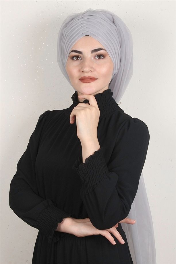 Âlâ Tül Şal 2021-8 Gümüş - 3
