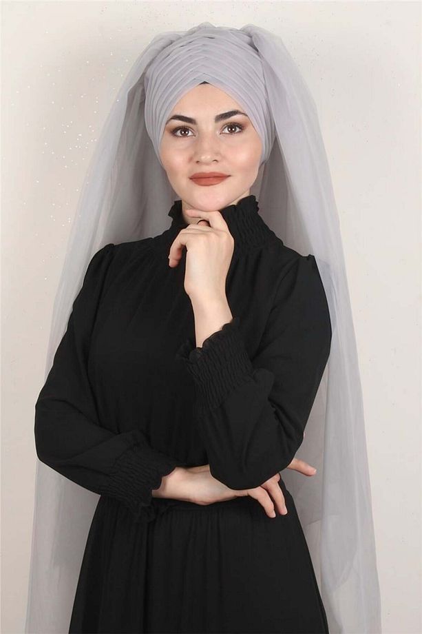 Âlâ Tül Şal 2021-8 Gümüş - 1
