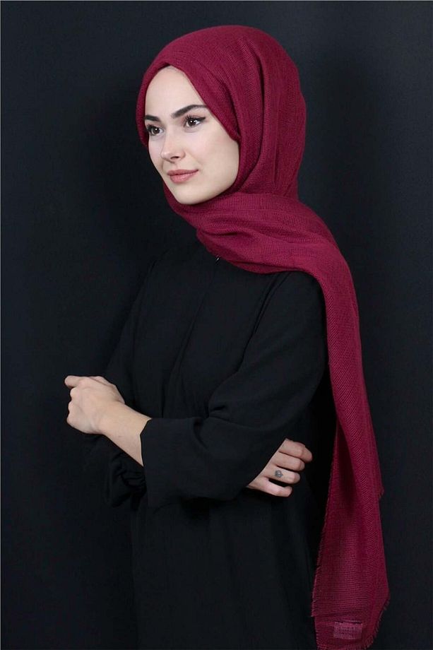 Fileli Coton Şal 1229-1 - 1
