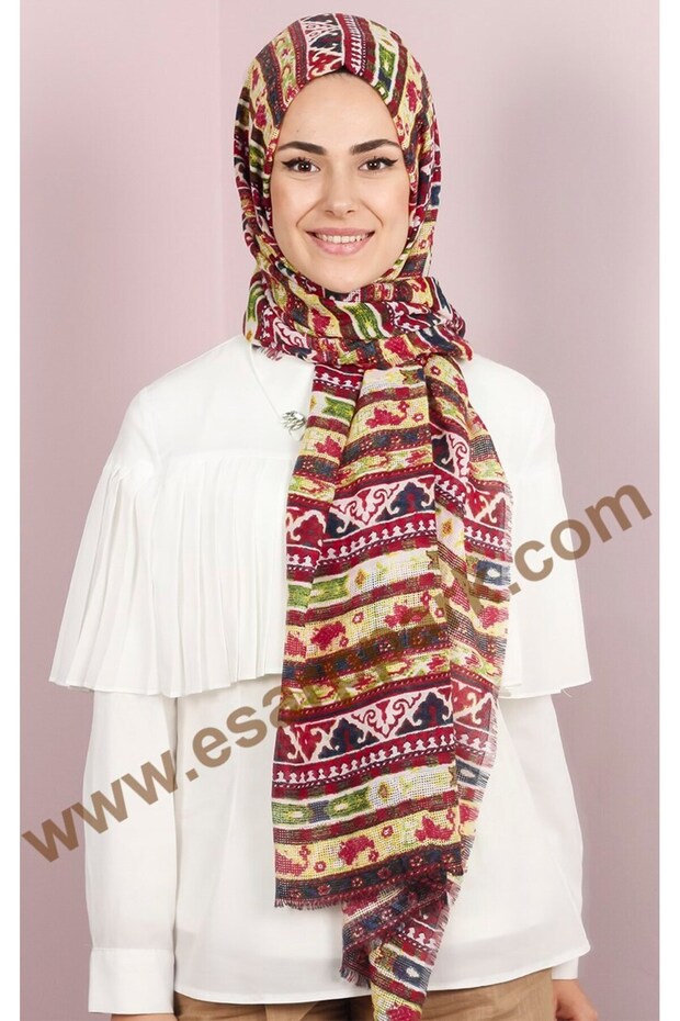 Etnik Fileli Şal 1225-43 - 2