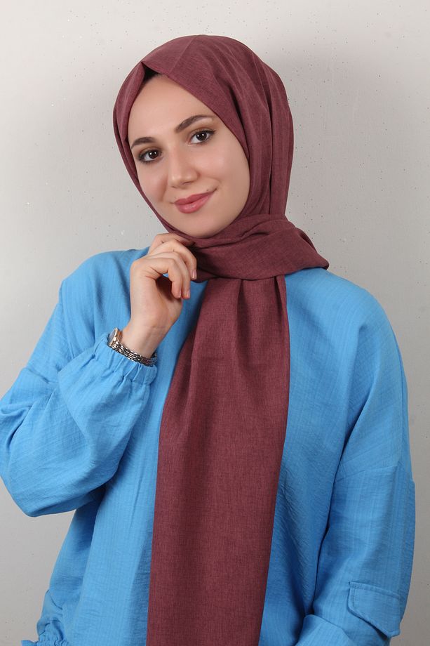 Lidya Şal 2769-28 Gül Kurusu - 2