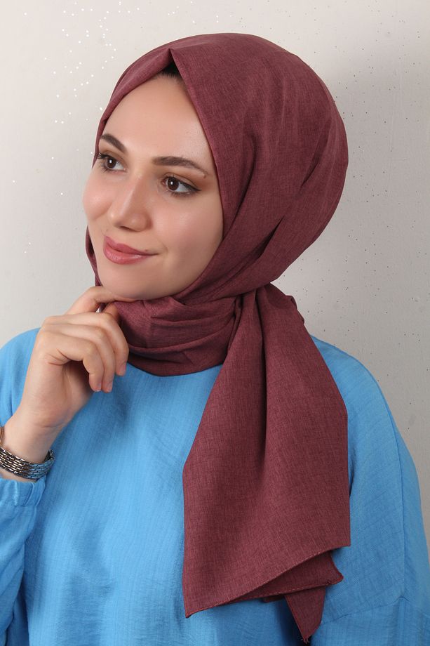 Lidya Şal 2769-28 Gül Kurusu - 1