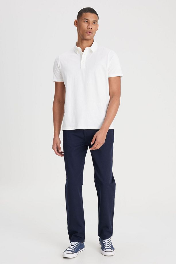Regular Fit Normal Kesim Normal Bel Dar Paça %100 Pamuk Lacivert Jogger Pantolon - 2