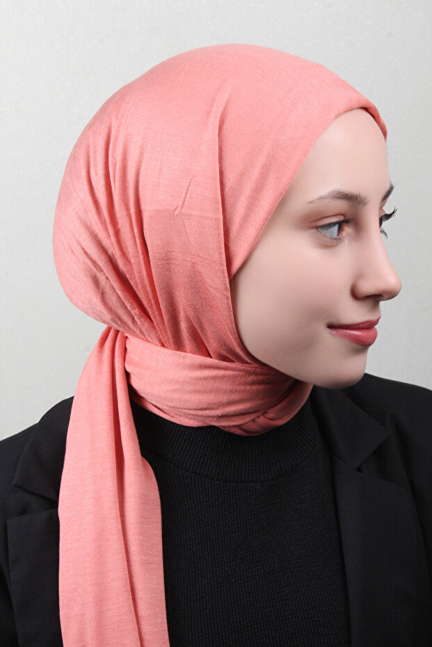 Penye Şal 2552-23 Şeftali - 3