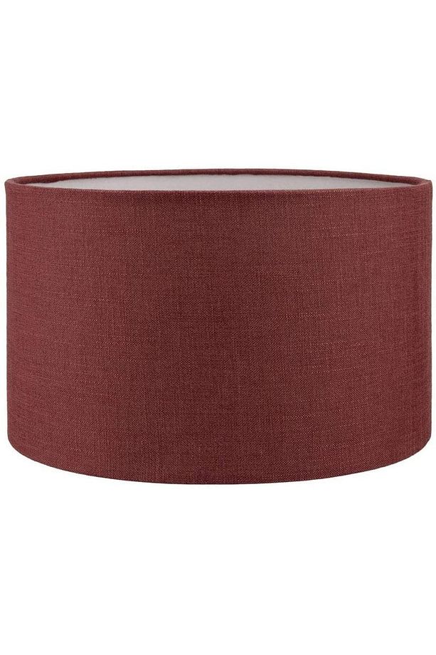 Bordo Lambader Başlığı Çap 35 cm Kumaş Silindir AB847 - 1