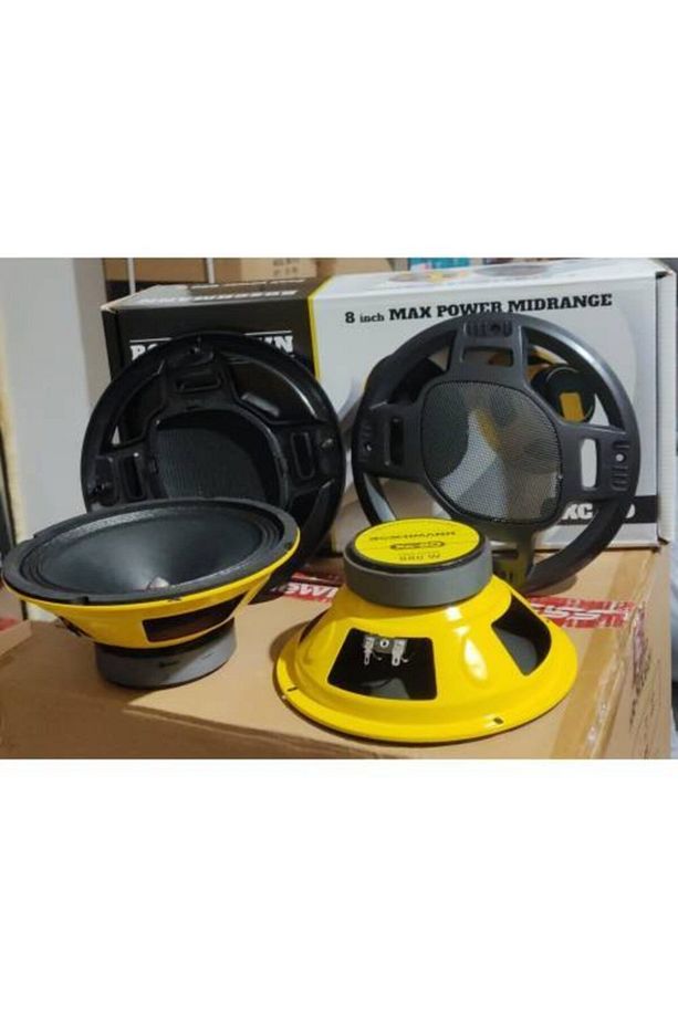 Boschmann Xc-20- 880 Watt-20 Cm Kaliteli Ve Profeyonel Midrange Hoparlor- 2 Adet- Kapaklıdır - 1