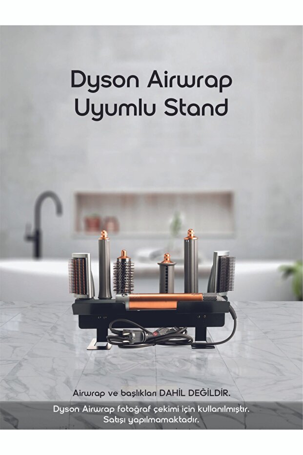 Dyson Stand - Airwrap Compatible Stand-Organizer Stand-Metal Stand