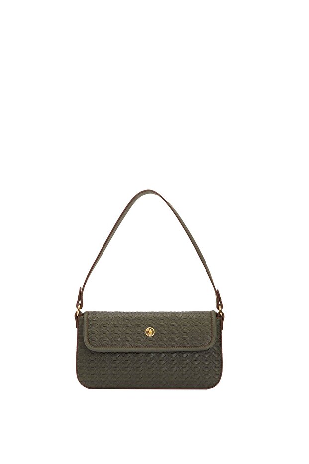 Khaki Women's Shoulder Bag Us23654