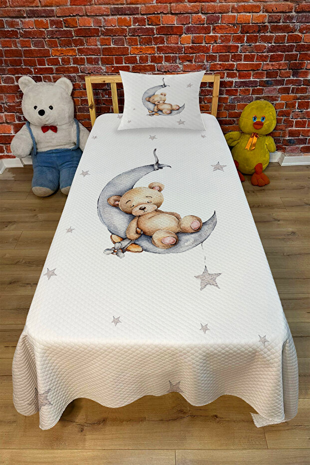 مجموعة بيكيه مبطنة بالطباعة الرقمية من EVSHOMES SLEEPING ON THE MOON
