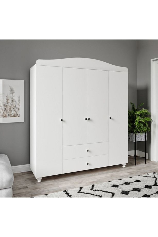 Almina Dört Kapaklı Dolap(%100mdf) - 1