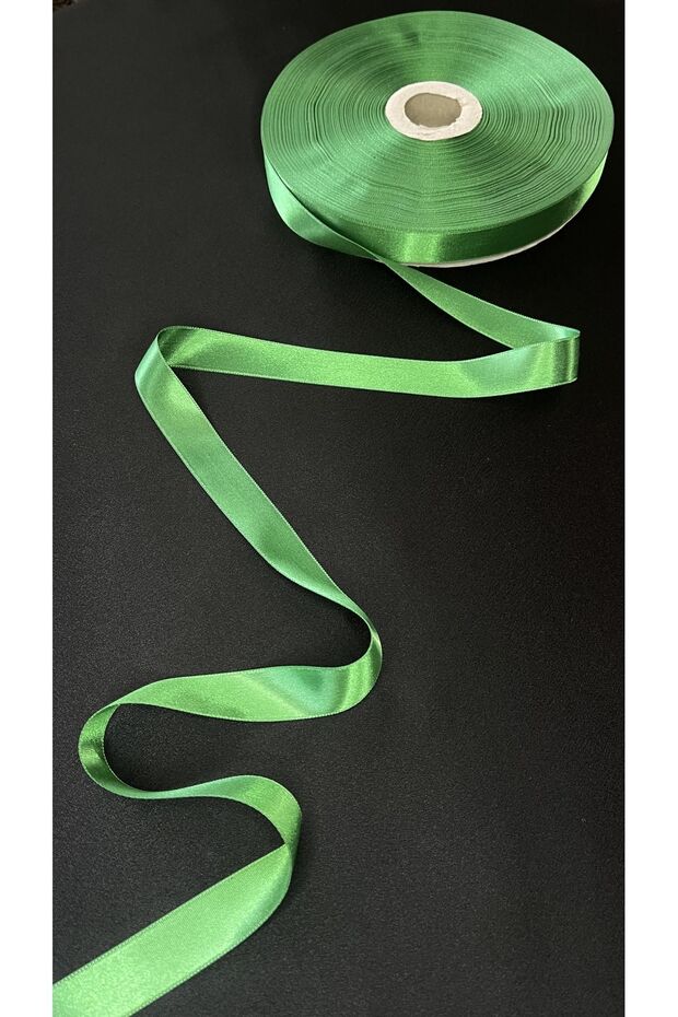 Green Ribbon - 2cm Width 10m - 3