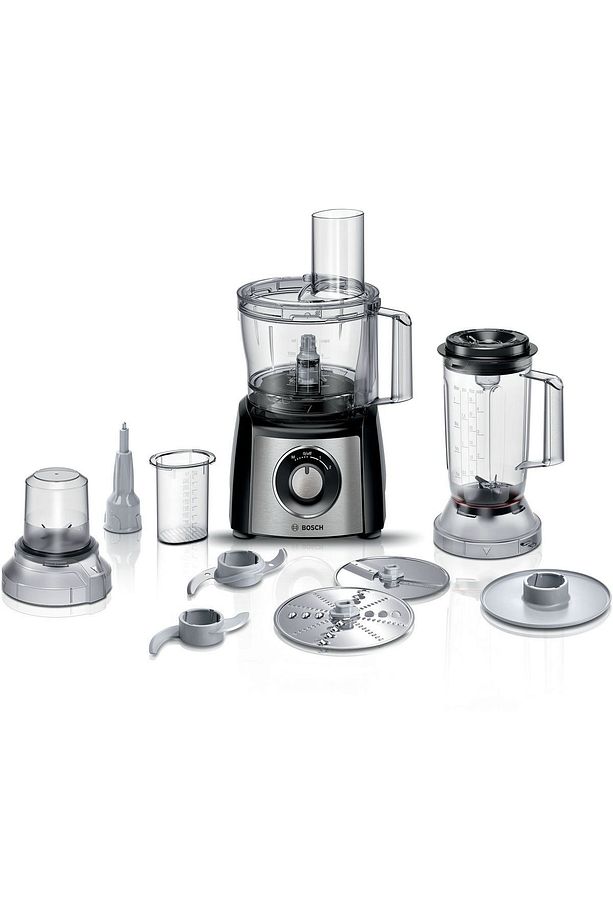 Multitalent 3 Hamur Yoğurma Blender Ve Öğütücü Hepsi Bir Arada 800 W Mutfak Robotu Siyah - 7