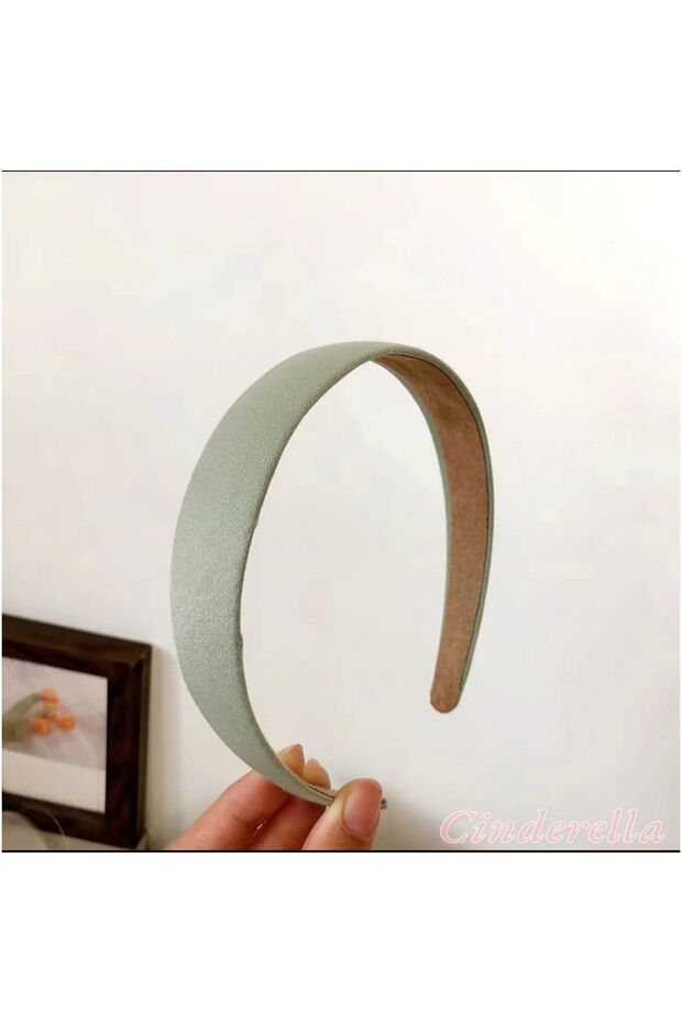 Women's Lightweight Flexible Crown Hairband Green Model-10