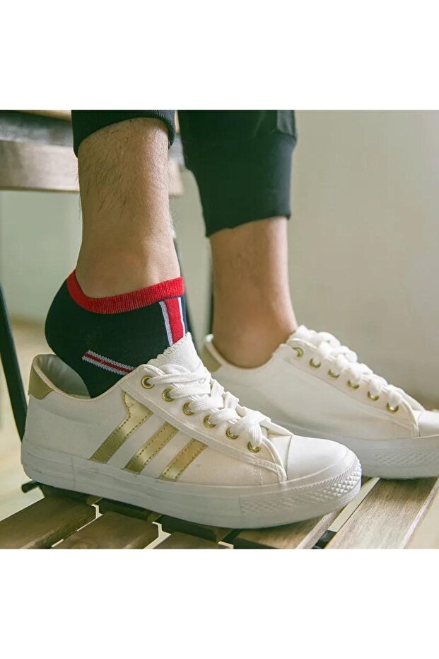 عبوة من 5 جوارب ملونة منقوشة - 8