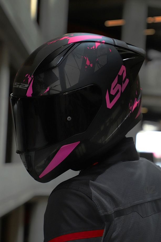 Rapıd 2 Race Palımnesıs Mat Siyah-Pembe Kask - 6