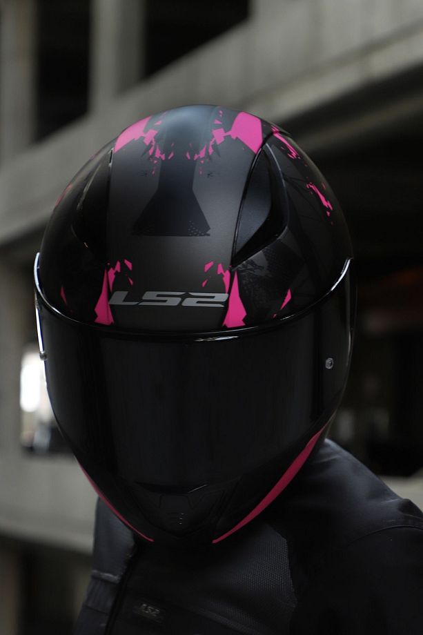 Rapıd 2 Race Palımnesıs Mat Siyah-Pembe Kask - 7
