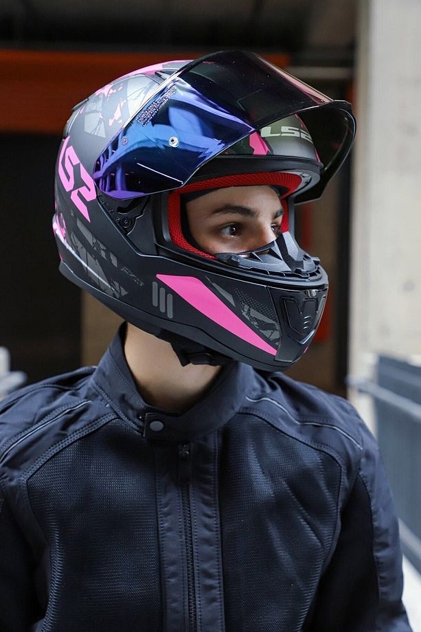 Rapıd 2 Palımnesıs Mat Siyah-pembe Kask - 7