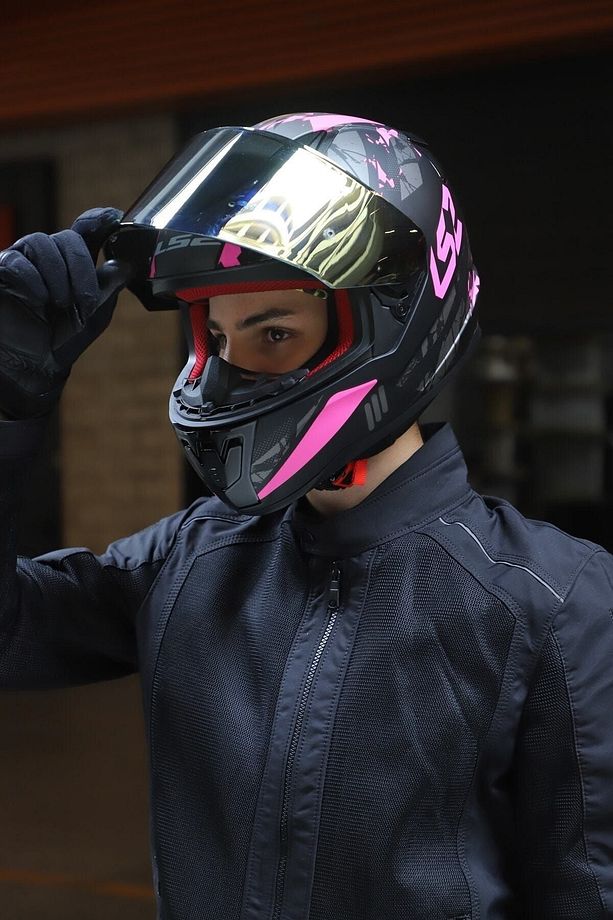 Rapıd 2 Palımnesıs Mat Siyah-pembe Kask - 3