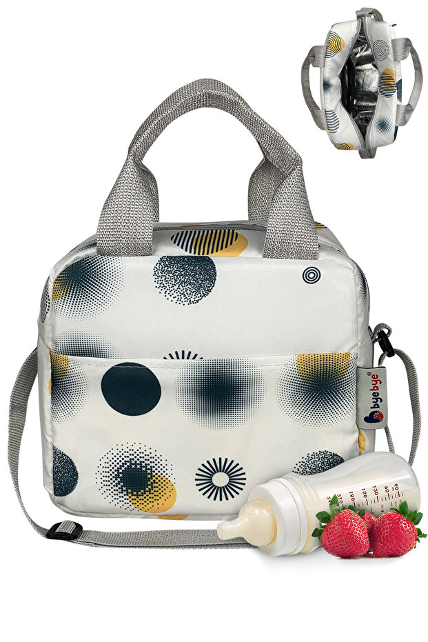 Lunchbox and Thermos Food Carrying Bag with Shoulder Strap - Tecno