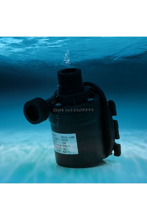 12 Volt Dalgıç Tip Mini Su Pompası Saat / 800 Litre (BOY 8 CM , EN 5 CM , YÜKSEKLİK 6,5 CM) - 2