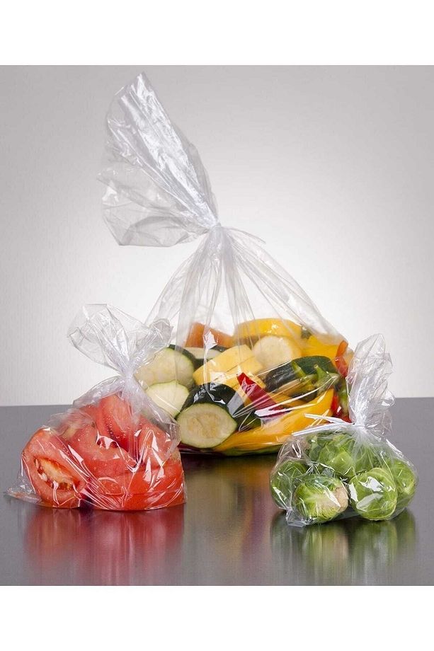 NAYLON TORBA ŞEKER BAKLİYAT BAKKALİYE TORBASI /DOLAP POŞETİ KALIN 2'LİK 23 X 36 ( 1 KG ) - 4
