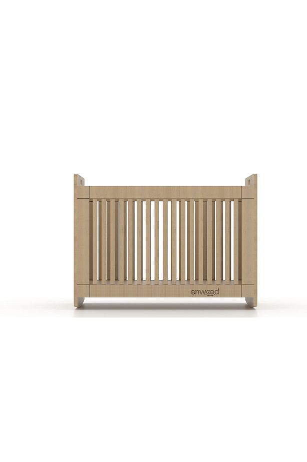 ALGOL MODÜLER MDF SALLANAN BEŞİK SAFİR MEŞE (İÇ YATAK ÖLÇÜSÜ 60 CM  X 100 CM) - 4