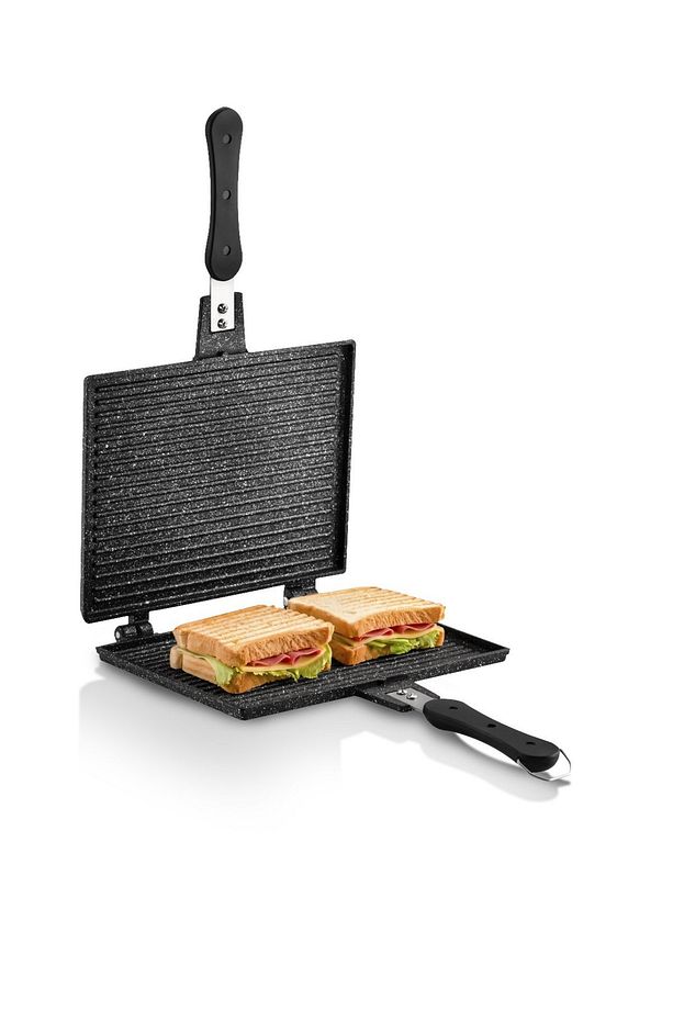 Ocak Üstü Döküm Mega Boy Tost Makinesi - 1