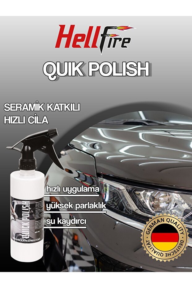 Hellfire Seramik Katkılı Hızlı Cila 400 ml - 3
