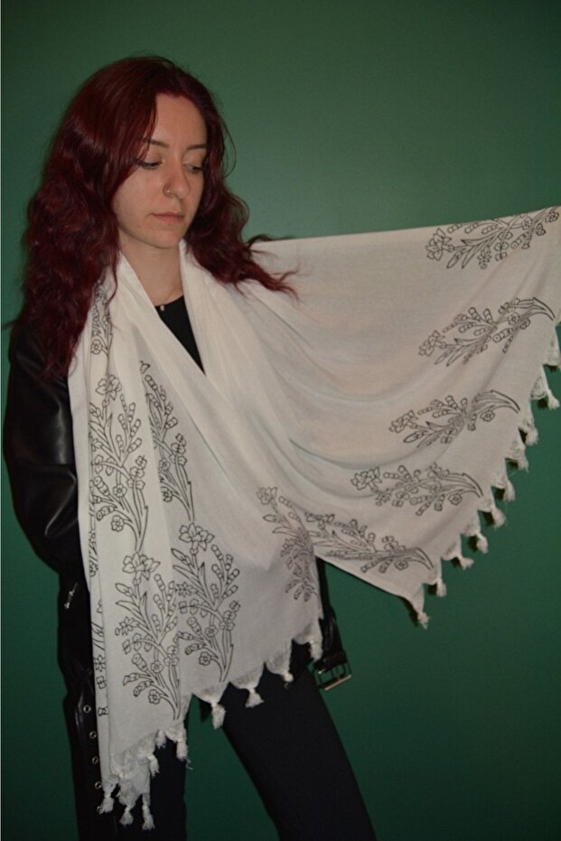 Shawl Hand Made (Tokat Wood Printed)