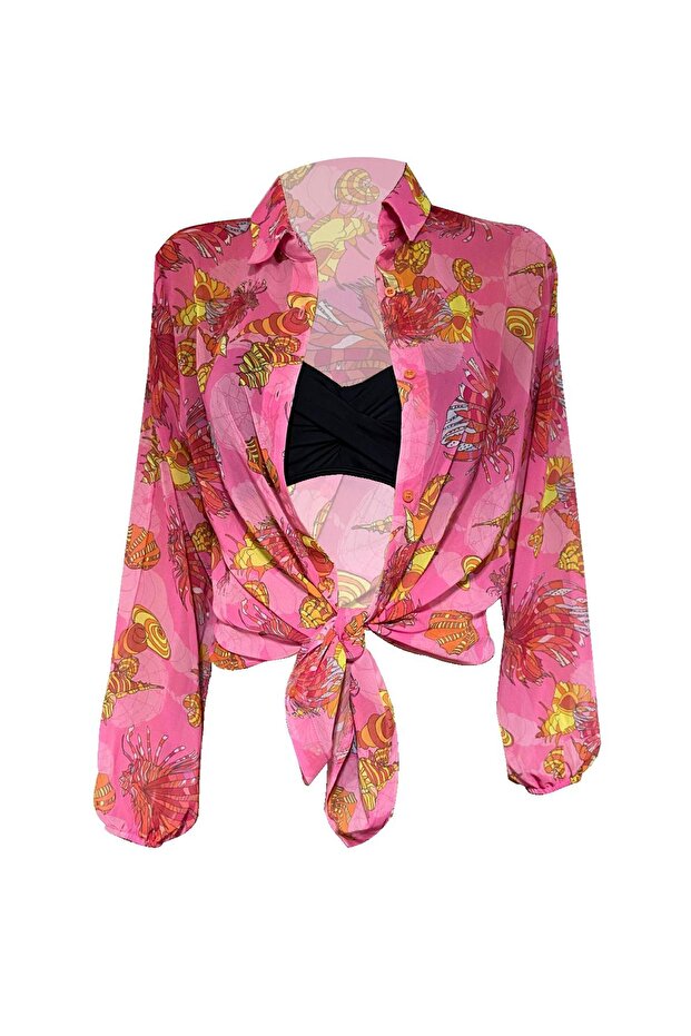 Jasmine Crab Plaj Gömleği - 2