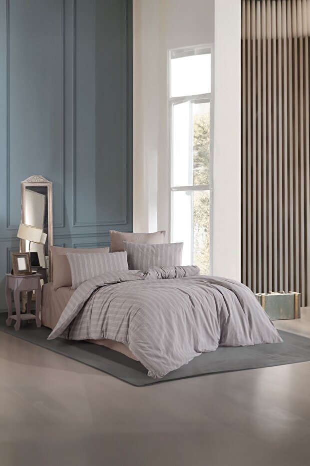 طقم غطاء لحاف مزدوج من الكتان العضوي - 3