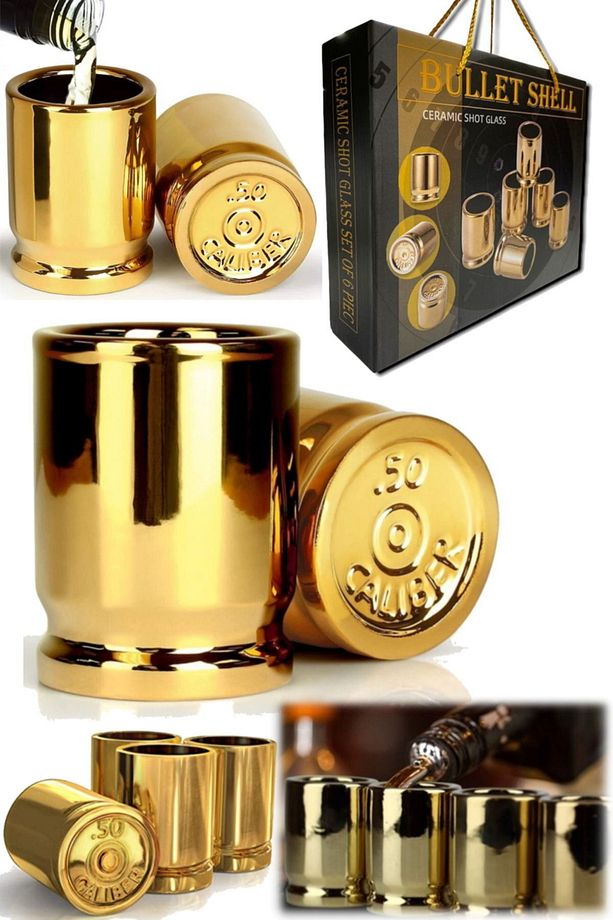 Mermi Kovanı Shot Bardak 6'lı Set - 5