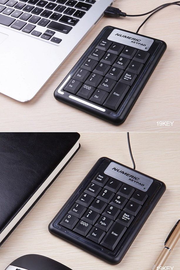 Usb Kablolu Muhasebe Hesap Için Ideal Ek Sadece Için Mini Sayılar Klavye Aparat Sayısal Tuş Takımı - 6