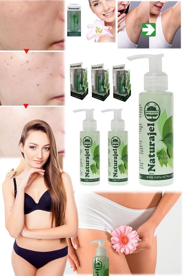 Kadınlara Özel Tüm Vücut İçin Peeling Jel 3 Adet X 100 ml Ten Beyazlatma Cilt Temizleme Özel Bölge - 1