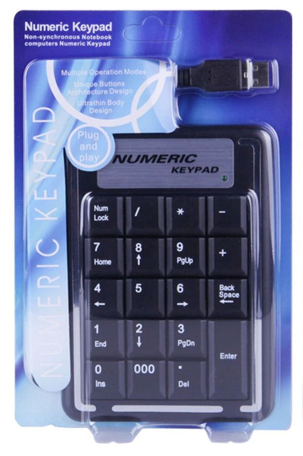 Usb Kablolu Muhasebe Hesap Için Ideal Ek Sadece Için Mini Sayılar Klavye Aparat Sayısal Tuş Takımı - 4