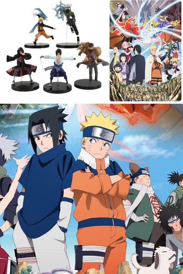 Masaüstü Figür Seti 5 Adet Şekil Modeli Japon Anime Uzumaki Naruto Hatake Kakashi Koleksiyon Set Şık - 6
