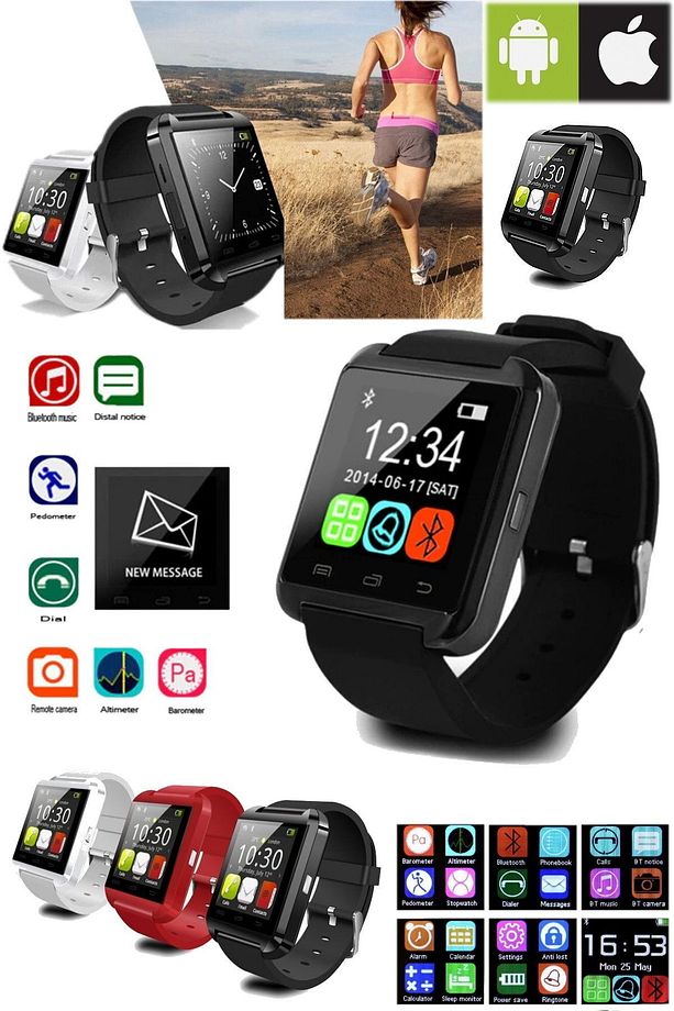Dijital Akıllı Erkek & Kadınlar Bluetooth 8.nesil Bluetooth Akıllı Saat Ios & Android Uyumlu Watch - 3