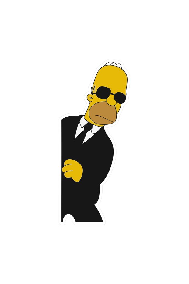 12 X 5 cm Simpson Homer Sticker Car Laptop Auto Motor Sticker