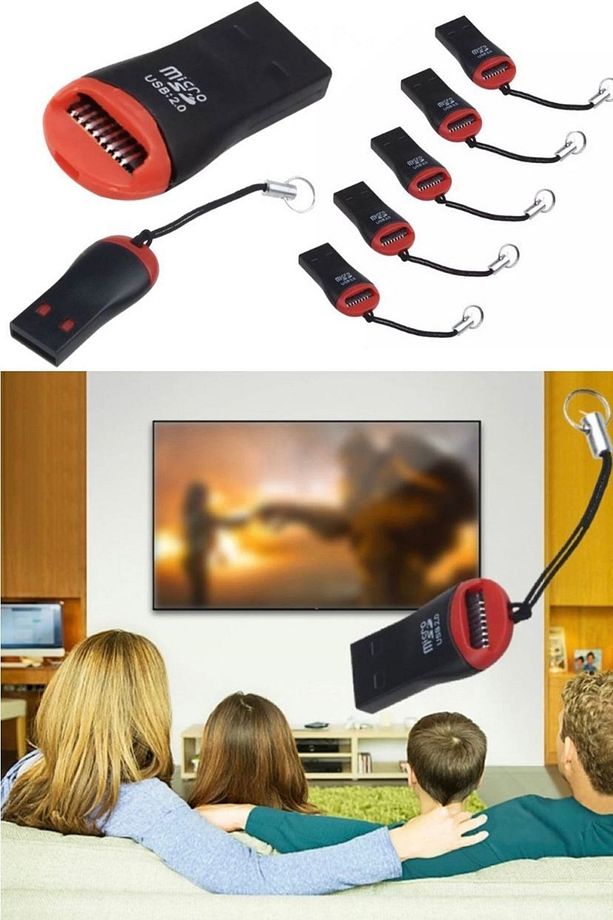 Mikro Sd Cart Okuyucu Orjinal Güvenli Bilgisayar Tv Için Uygun Flash Bellek Micro Sd Adaptör Leptop - 4