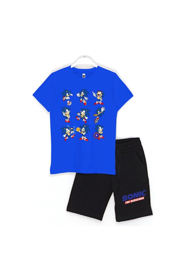 Sonic Poses Kids Shorts and Top Set