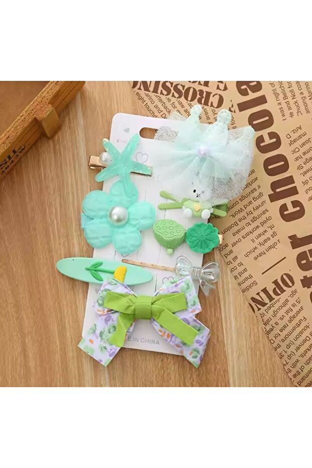 Kawai Korean Japanese Sea Star Rabbit Rabbit Crown Butterfly Ribbon Bow Girl Child Women Hair Clip Y2K