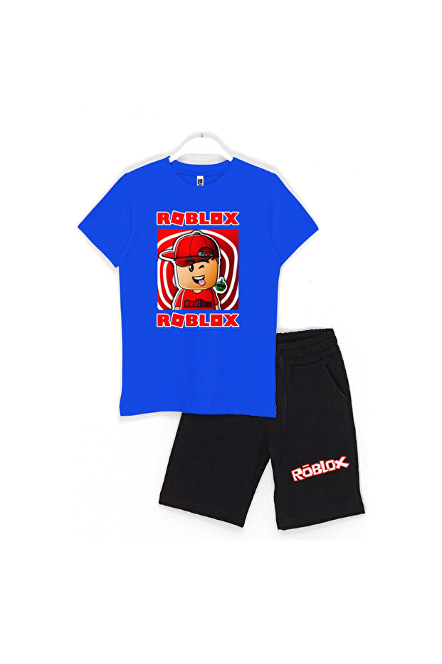 Roblox Red Lion Kids Shorts Set