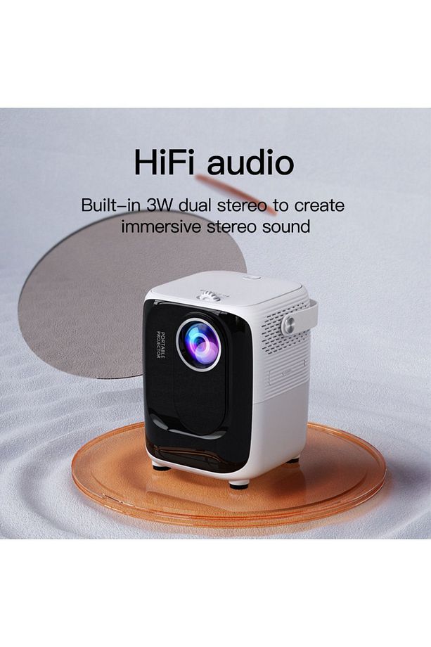 1920 x 1080 Airstorr 5G Mi Smart Mini Projektör 1080P LED Mini WiFi Video Sinema Taşınabilir Projek - 4