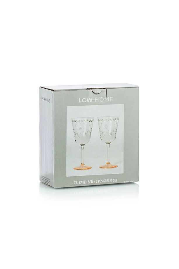 LCW HOME Ayaklı Cam Su Bardağı 2'li 280 Ml - 3