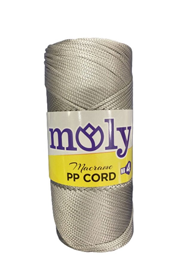 Pp Cord Polyester Makrome Ip No:4 200gr Açık Gri - 1