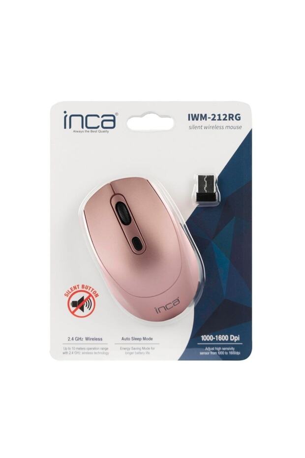 Iwm-212rg 1600dpi Silent Rose Wireless Mouse - 2