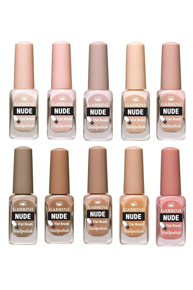 Nude Naılpolısh Set 01-02-03-04-05-06-07-08-09-10 - 1