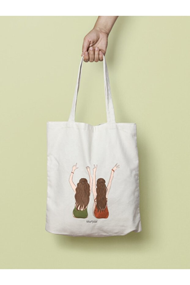 Gift - Girls Love Best Friends Forever Cloth Bag