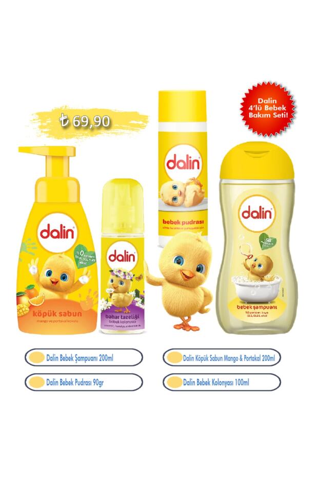 Bebek Bakım Seti 4'lü - 1